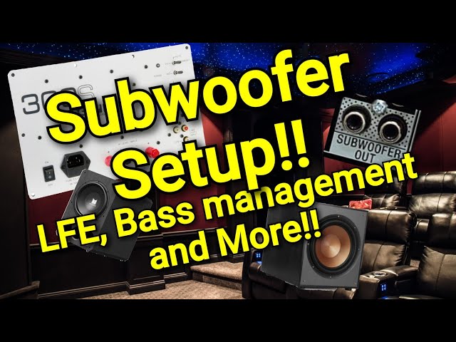 Ep. 9 - Complete Subwoofer Home Theater  Setup for the Home Theater Gurus!
