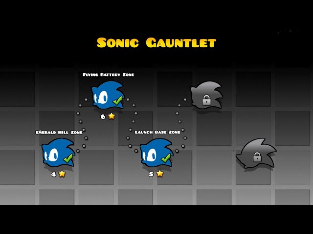 SONIC GAUNTLET | Geometry Dash (The Lost Gauntlets of Sonic Fan Made)