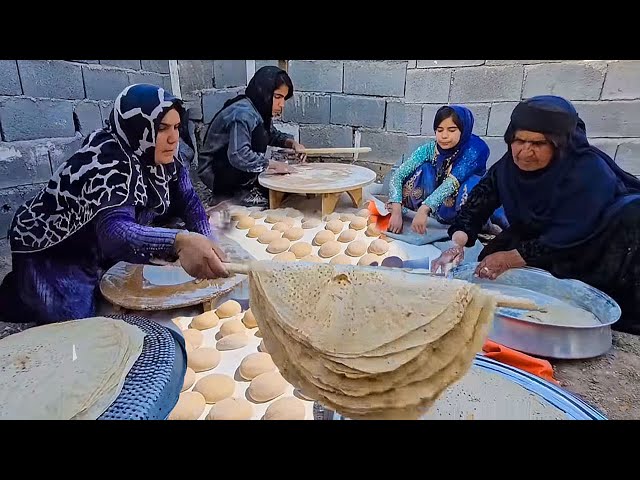 Cooking the World's Thinnest Bread by Nomads