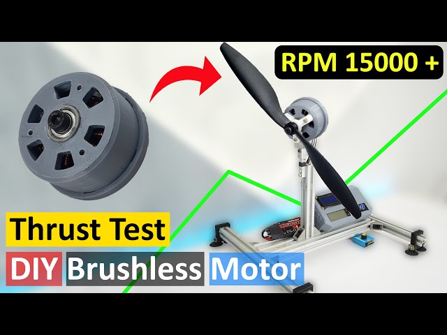 How to make 3D Printed Brushless Motors | 15000 RPM
