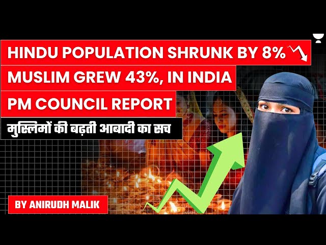 [Human Geography]PM's Panel Reveals: Hindu Population Share Decreases by 8%, Muslim Count Rises 43%