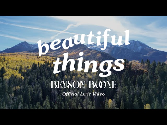 Benson Boone - Beautiful Things (Official Lyric Video)
