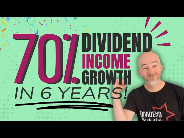 70% Dividend income growth in 6 years!