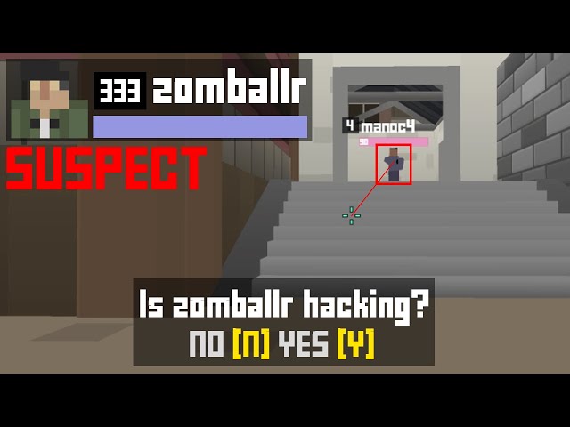 I Caught ZOMBALLR HACKING in Krunker...? (Banning Cheaters)