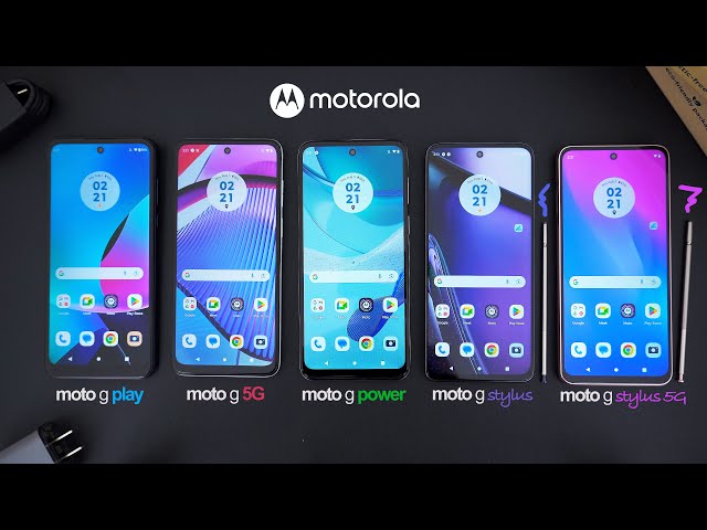 Every 2023 Motorola Phone Compared! Moto G Play vs G Power vs G 5G vs G Stylus