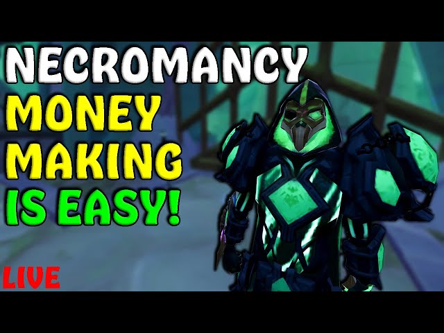 Necromancy Makes Money EASILY!! - LIVE