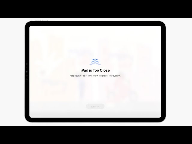iPadOS 17 Screen Distance How to turn it on?