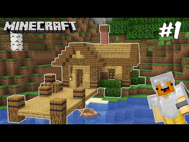 MY FIRST HOME ! Minecraft Let's Play Episode 1...
