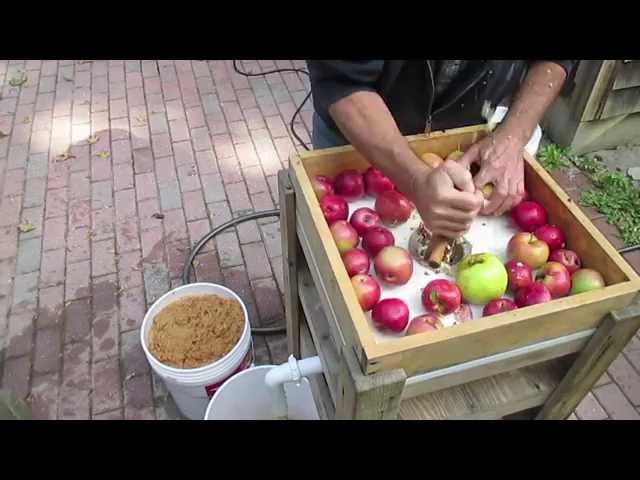 Whizbang Cider Part 1—Grinding Apples To Mash