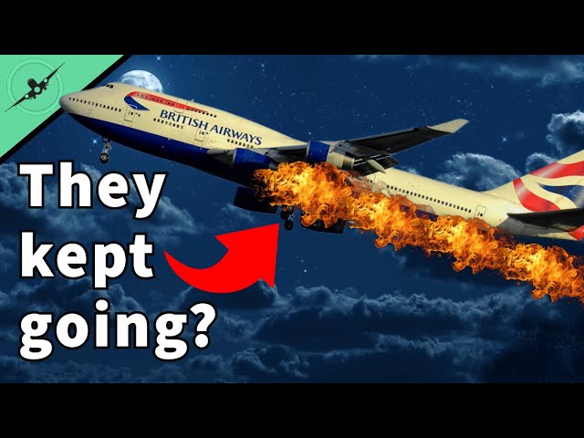 BURSTING into flames seconds after takeoff - British Airways 268