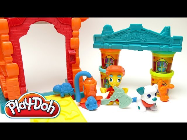 Play Doh Town Firehouse Playset for Kids