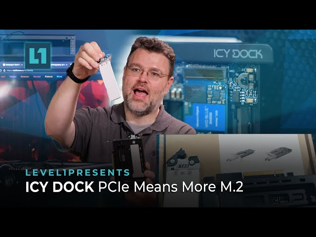 Icy Dock PCIe Means More M.2