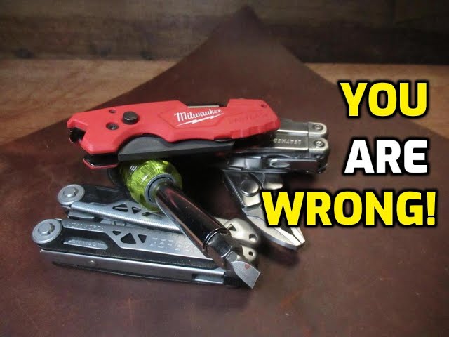 Leathermans  Are Not Toys!  Why Every Tradesman Needs A Multi-Tool!