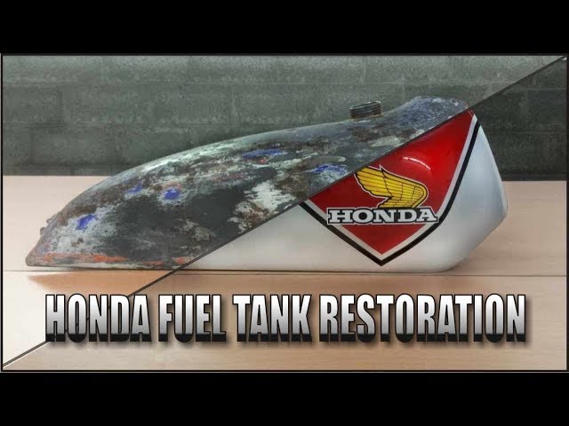 Motorcycle Fuel Tank Restoration ( Honda TL125 70's)