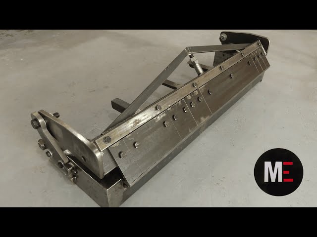How to Manufacture a Sheet Bending Machine or Sheet Metal Bending Machine (step by step)