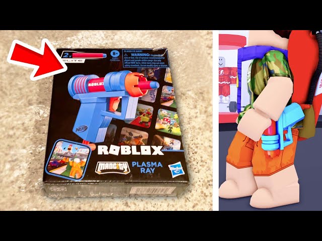 UNBOXING THE MAD CITY NERF GUN! | Roblox