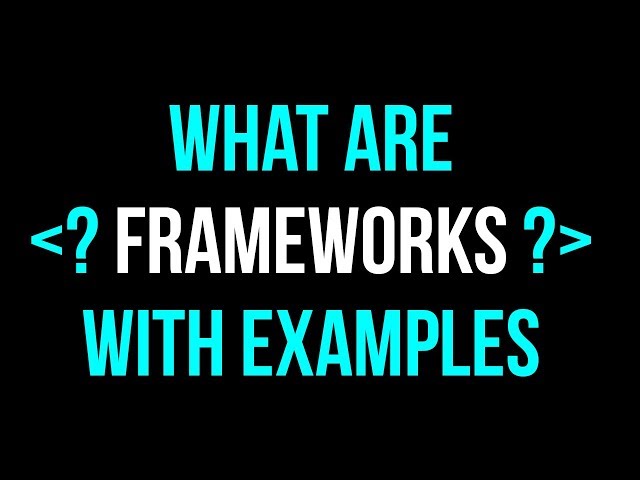 What is a Framework? Using Express.js and Node Tutorial | Frameworks for Beginners