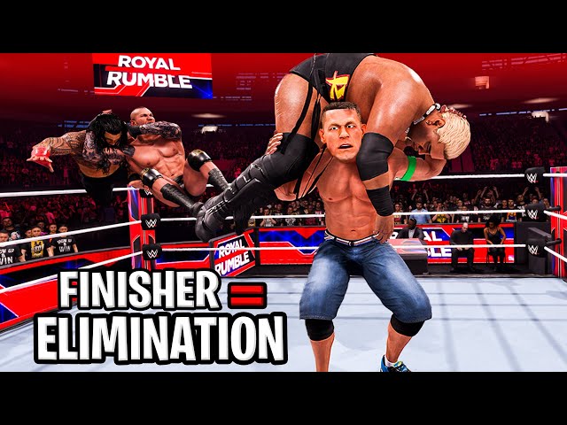 WWE 2K24 But If a Finisher Hits You, You're Eliminated!