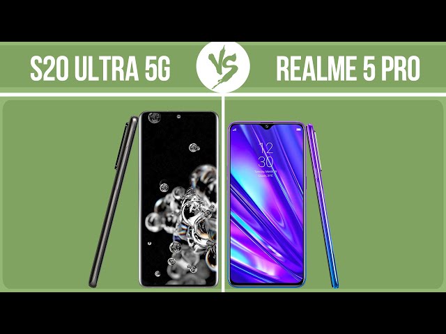 Samsung Galaxy S20 Ultra 5G vs Realme 5 Pro ✔️