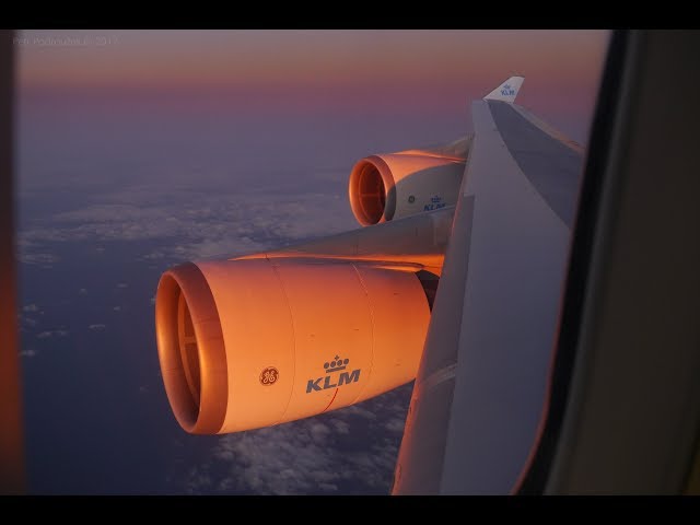 San Francisco to Amsterdam in 4 minutes Plane Flight with Boeing 747