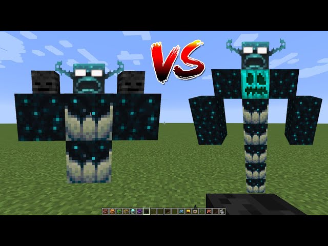 what if you create a WARDEN MINI vs WARDEN BOSS in MINECRAFT (part 46)