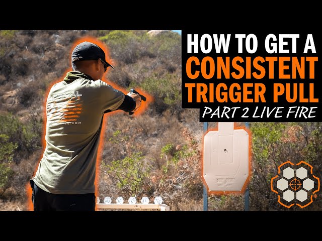 How to Get A Consistent Trigger Pull By Isolating Your Trigger Finger (Live Fire)