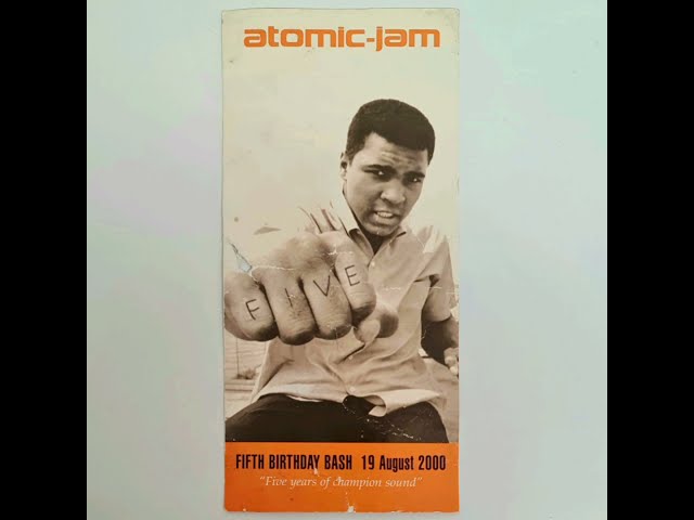 Atomic-Jam 5th Birthday Bash Flyer (2000)
