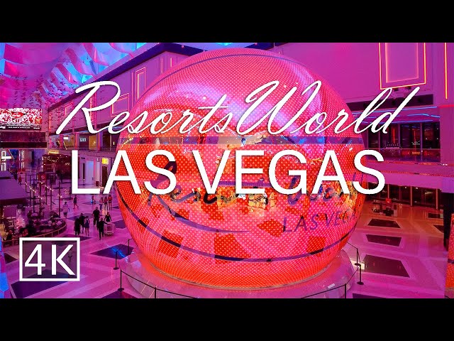 [4K] Resorts World - Las Vegas Casino - Walking Tour