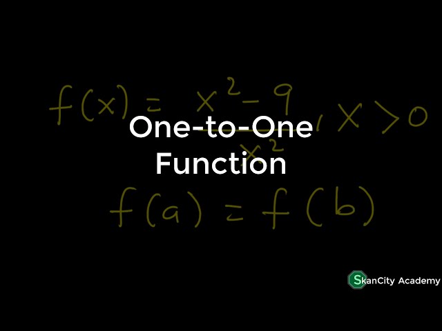 How to show that a Function is One-to-One algebraically | SHS 1 ELECTIVE MATH