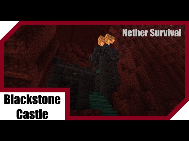 Minecraft Nether survival let's play ep.4 - Blackstone secrets