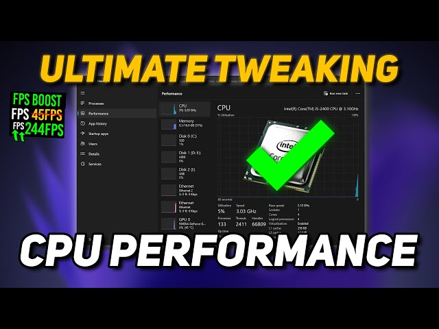 How To OPTIMIZE Your CPU/Processor For Gaming & Performance in 2024 - BOOST FPS & FIX Stutters