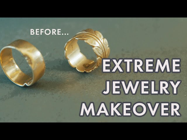 Extreme Jewelry Makeover: "Repurposed gold rings"