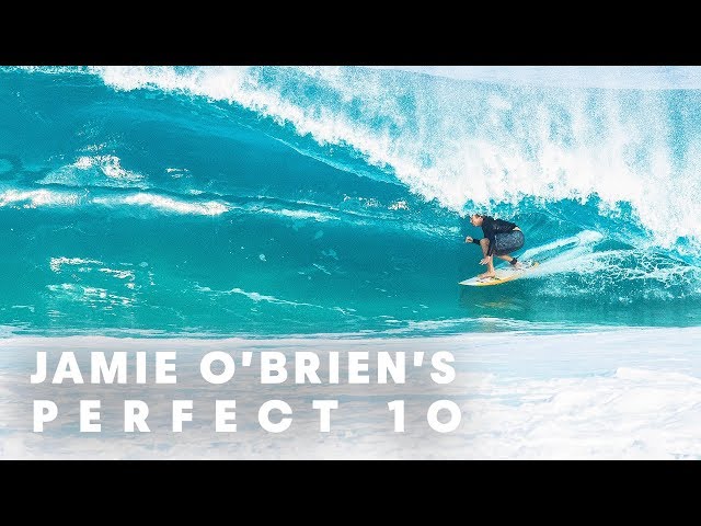 Jamie O'Brien Scores A Perfect 10 At Volcom Pipe Pro 2018
