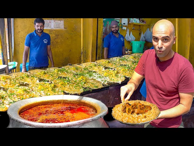 Is this the BEST food city in INDIA? Indian street food tour of HYDERABAD, India