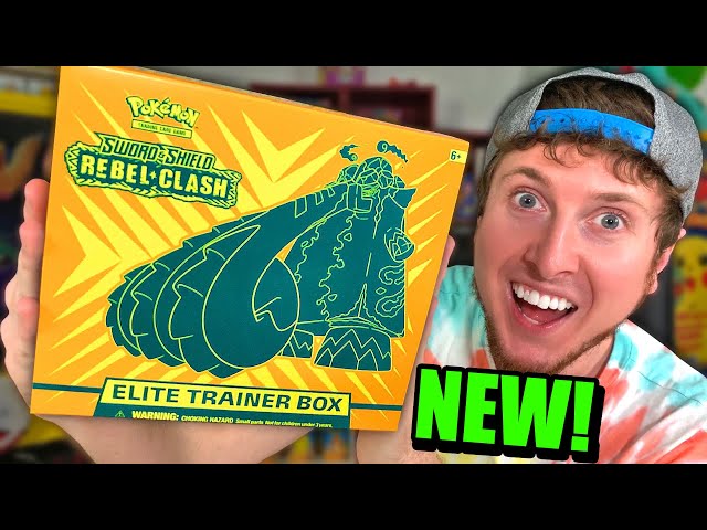 *NEW POKEMON CARDS ARE HERE!* Opening REBEL CLASH Elite Trainer Box