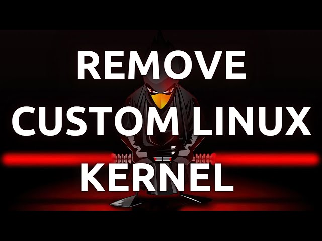 "Removing Custom Linux Kernels in Ubuntu-Based Distributions - Step-by-Step Guide"