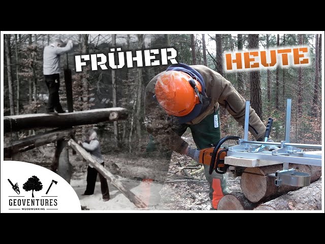 Sawing Boards Yourself - On the Go with a Chainsaw