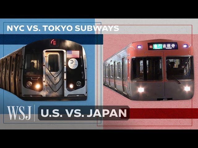 Why Tokyo's Metro Is Profitable and New York City’s Isn’t | WSJ U.S. vs. Japan