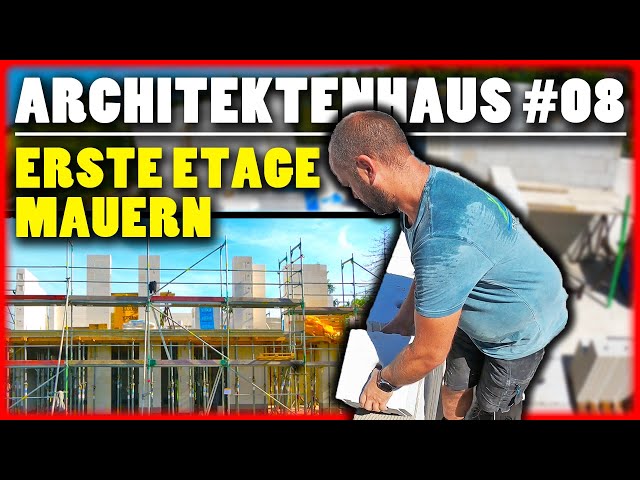 ARCHITEKTEN HAUS BAUEN #08 | Erste ETAGE MAUERN & Ausschalen! | Home Build Solution