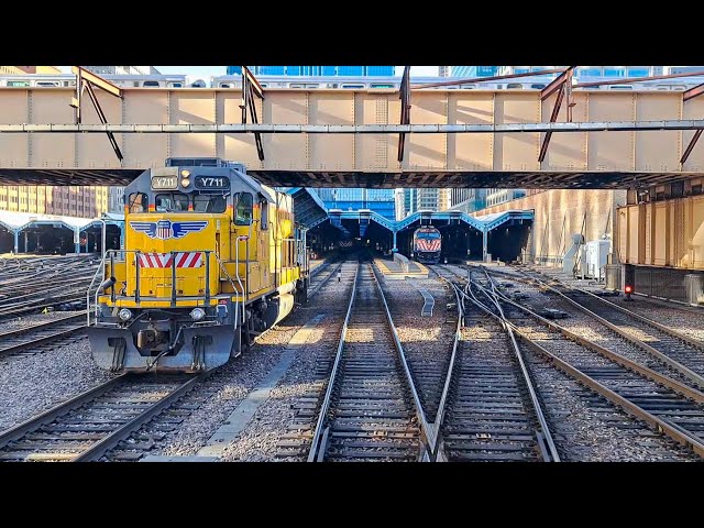 Metra UP-W | Train #56 | Elburn to Chicago, All Stops | Cab Ride