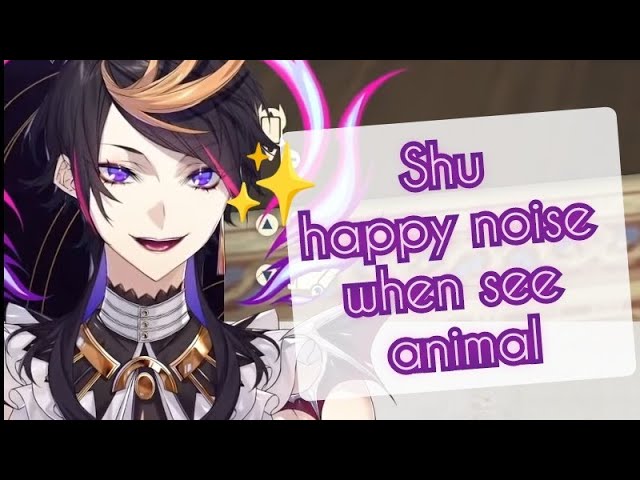Shu cute reaction when he see animal (compilation)