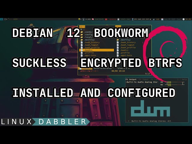 How I installed Debian 12 Bookworm