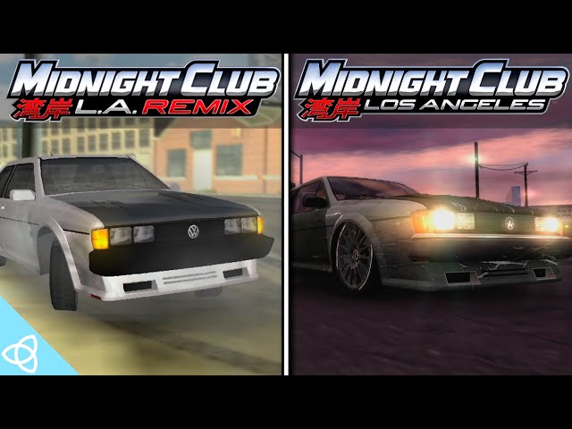 Midnight Club: L.A. Remix (PSP) vs. Midnight Club: Los Angeles (Xbox 360, PS3) | Side by Side