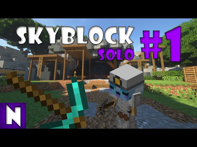 Journey to the Deep Caverns - Hypixel Skyblock solo 1