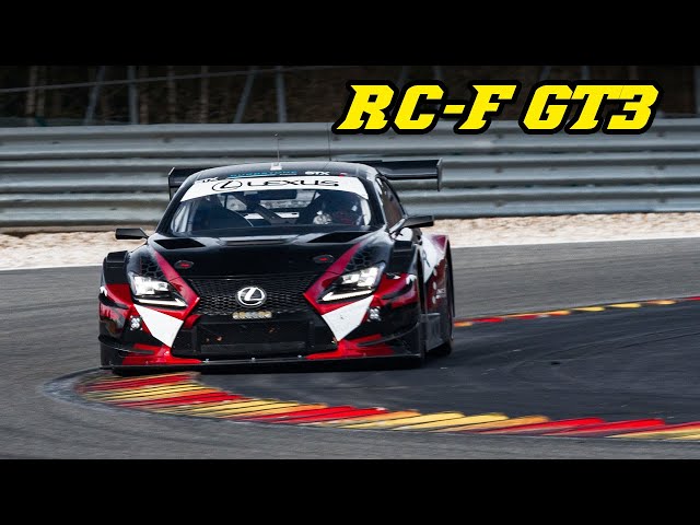 Lexus RC-F GT3 | 2024 testing at Spa