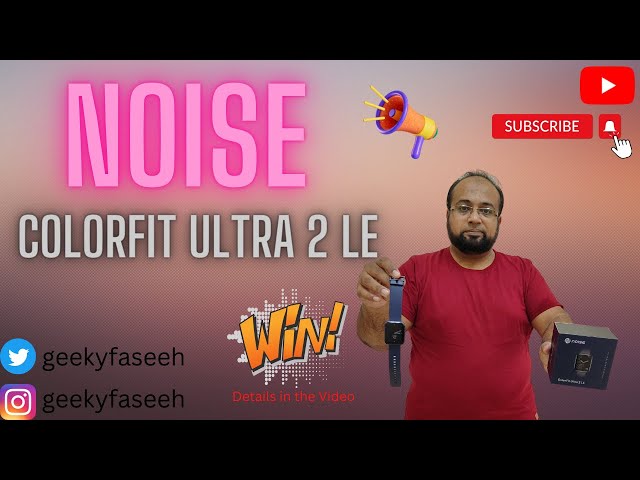 Noise Colofit Ultra 2 LE Smartwatch | AMOLED Display under ₹3000