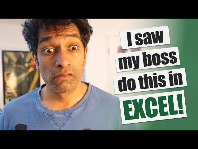 I saw my boss do these 10 things in Excel!