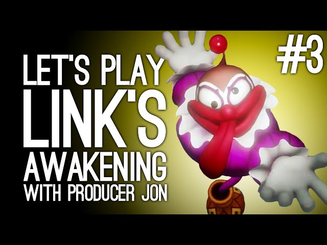 Link's Awakening Switch Gameplay: Link's Awakening with Producer Jon Pt 3 - THAT'S NOT A GENIE! 🤡😱