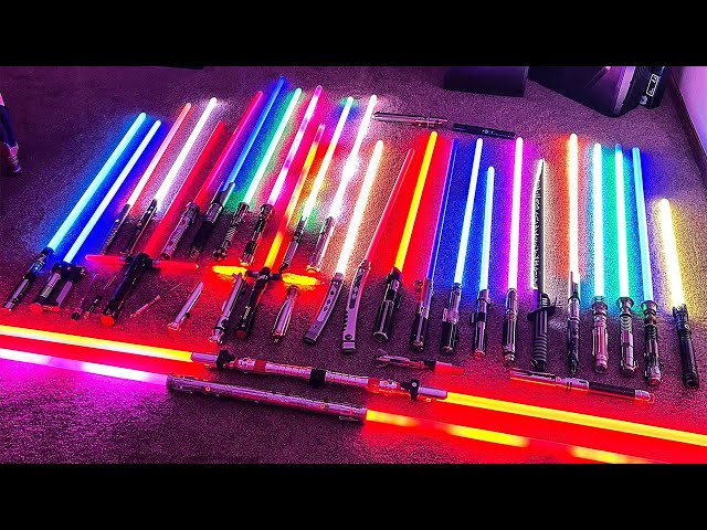 MY ENTIRE LIGHTSABER COLLECTION (INSANE)