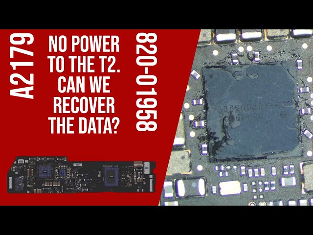 2020 MacBook Air that isn't getting power to the T2 chip. Can we save this customers data?